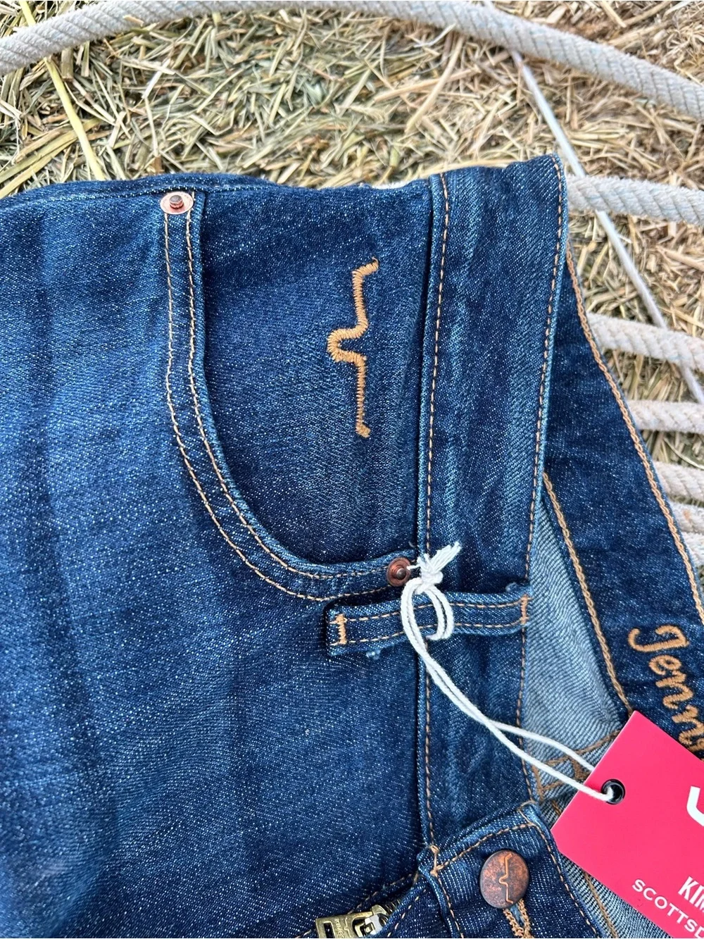 Kimes Ranch Jennifer Bootcut Jeans in Dark Blue Denim - Picture 11 of 12